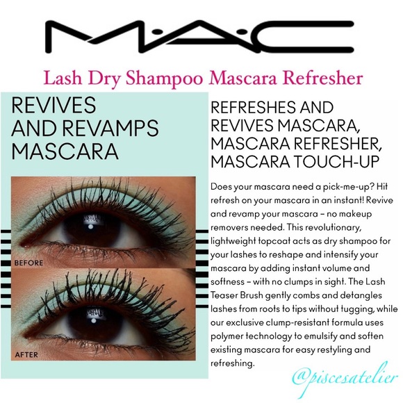 MAC Lash Dry Shampoo Mascara Refresher, .22 FL Oz. / 6.5 mL - Picture 4 of 12